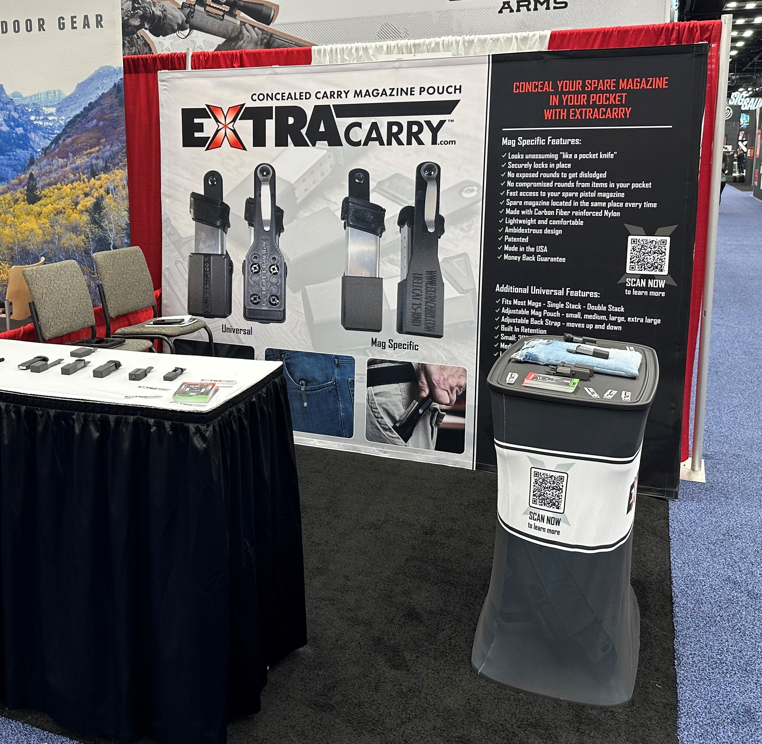 ExtraCarry Booth at the NRA 2023 Annual Meeting and Exhibits