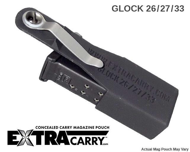 Glock 26 and Glock 27 and Glock 33 - 9mm - .40 - .357 - Standard Magazine - Magazine Pouch