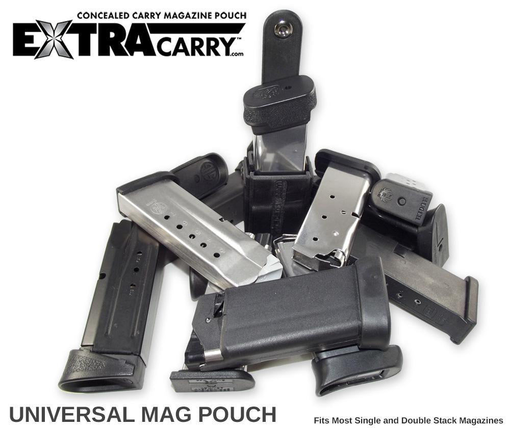 ExtraCarry Concealed Mag Holder - Medium 9mm Version - Universal Pistol Magazine Pouch